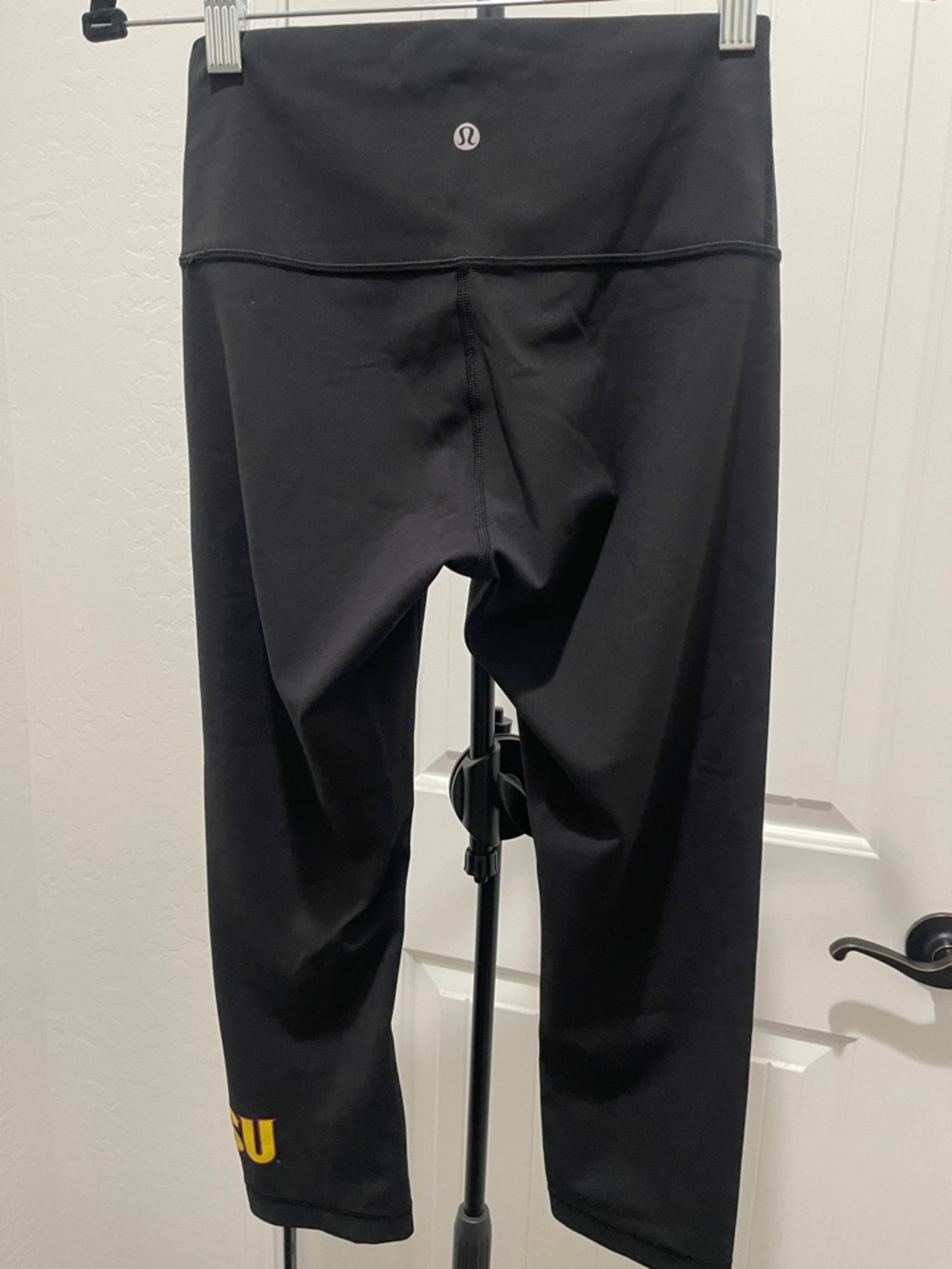 Lululemon ASU Align high-rise cropped Active Leggings in Black Workout Gym Sz 4 - Picture 3 of 12